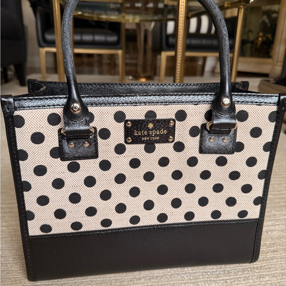 Kate Spade Black and White Polka Dot Women's Bag